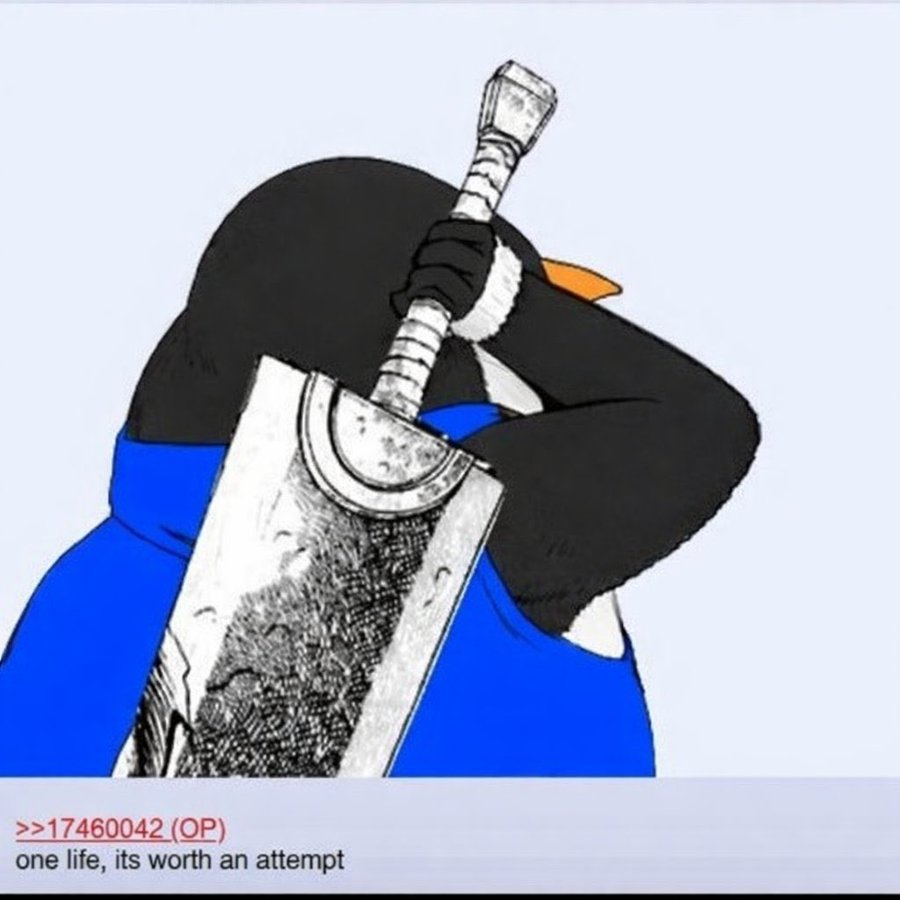 Nietzschean Penguin meme 1