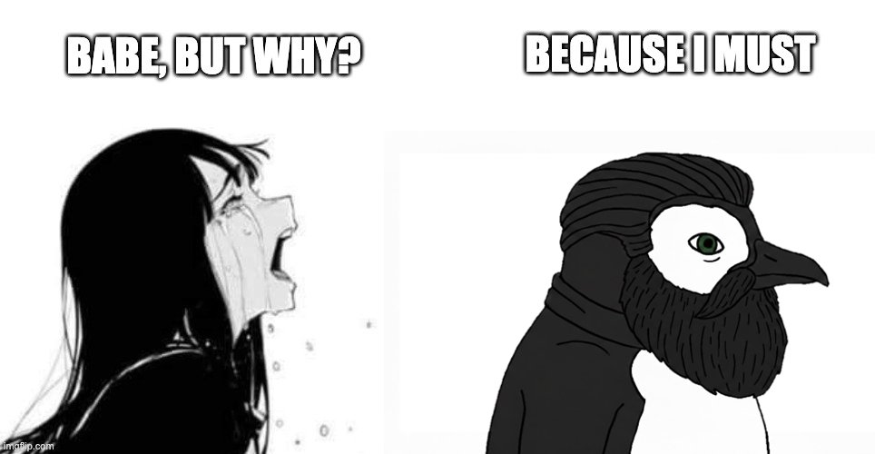 Nietzschean Penguin meme 2